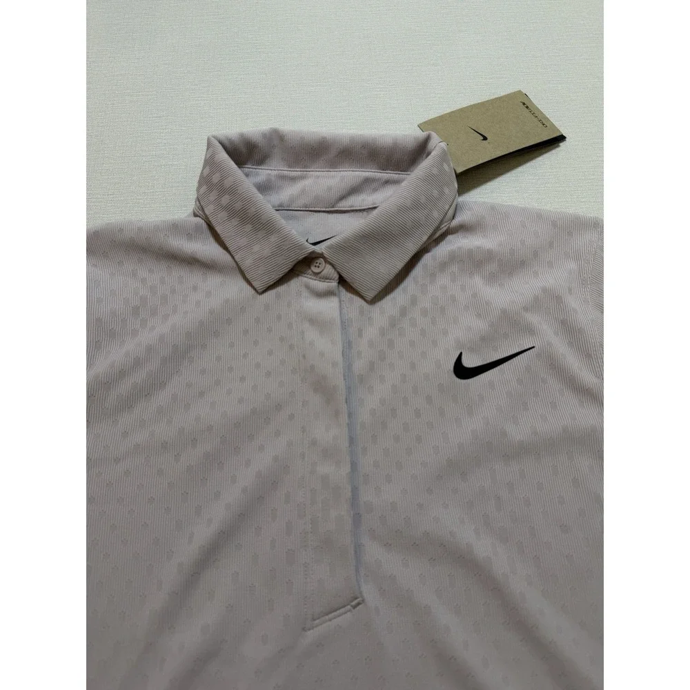 Nike Tour Women's M-Tall Dri-FIT ADV Long Sleeve Golf Polo FD5432-100 $90